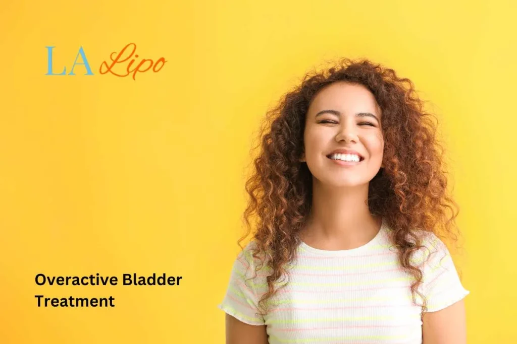 woman smiling about overactive bladder treatment Owsestry solutions